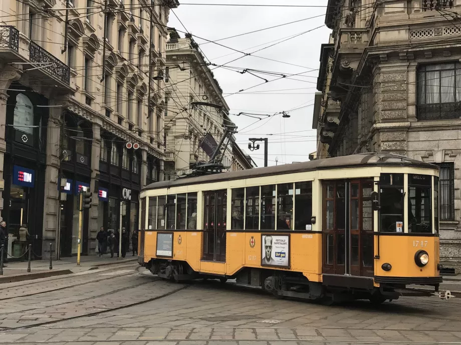 Tram storico a Milano