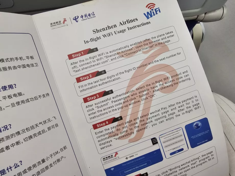 Istruzioni wi-fi