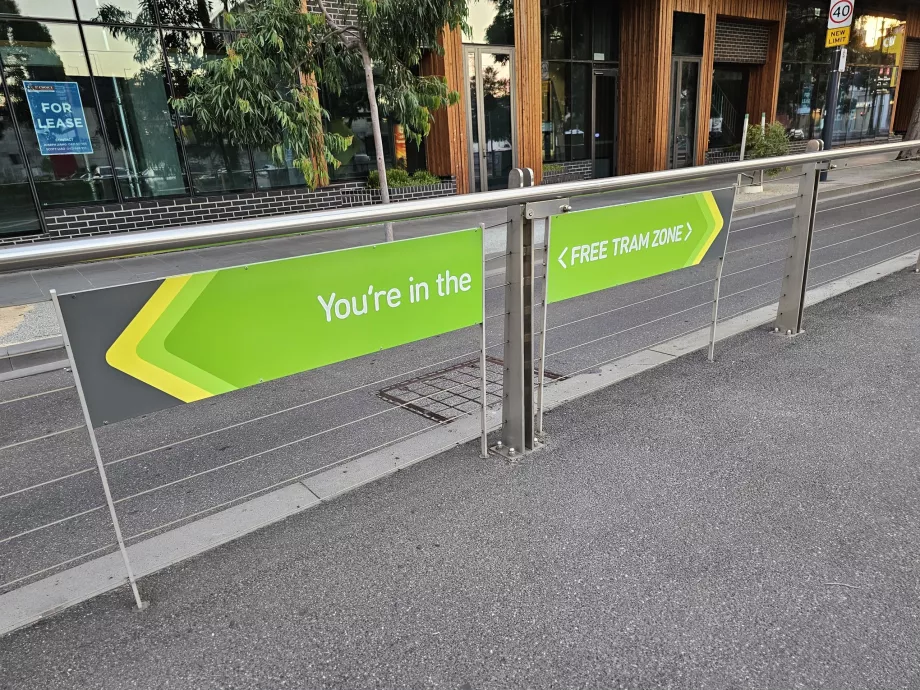 Zona gratuita del tram