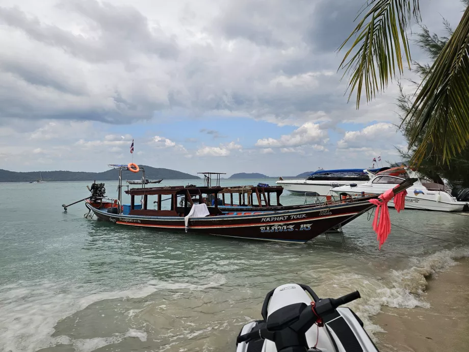 Barche sull'Isola dei Maiali