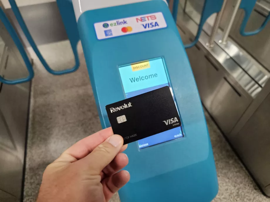 Pagare con la carta in metropolitana