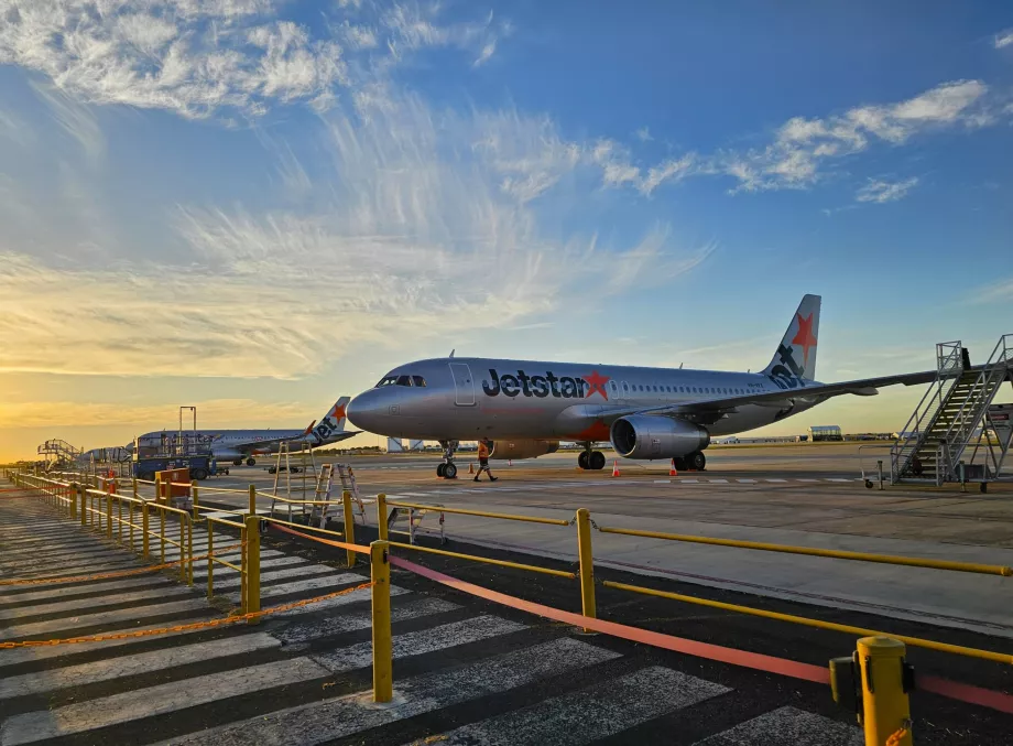 Jetstar Airlines, Airbus A320 all'aeroporto di Avalon