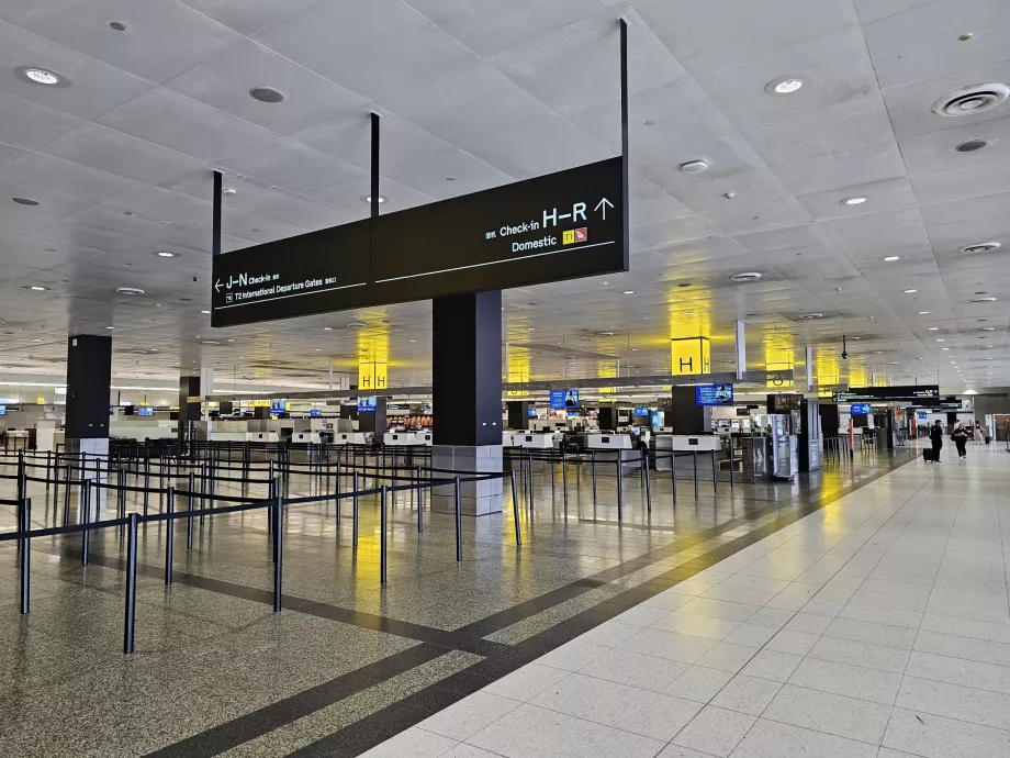 Lobby del check-in del Terminal Internazionale 2
