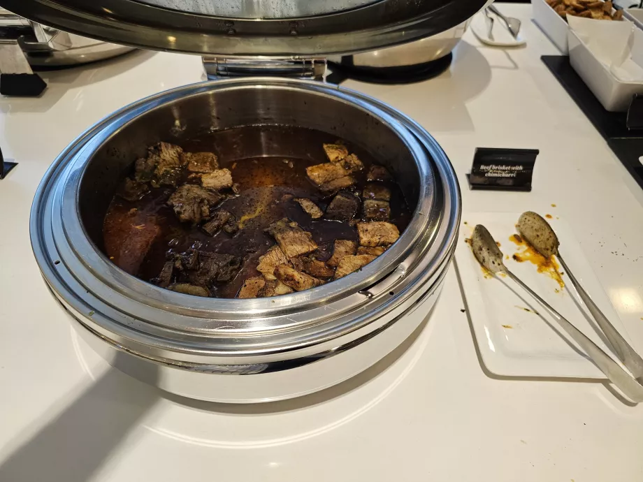 ANZ Lounge, cibo caldo